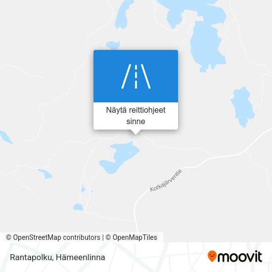 Rantapolku kartta