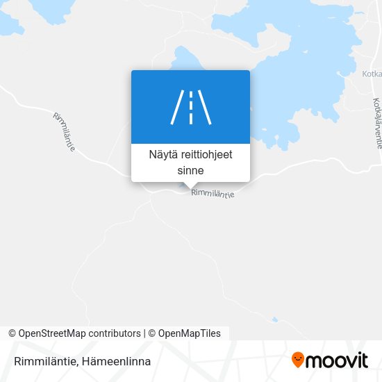 Rimmiläntie kartta