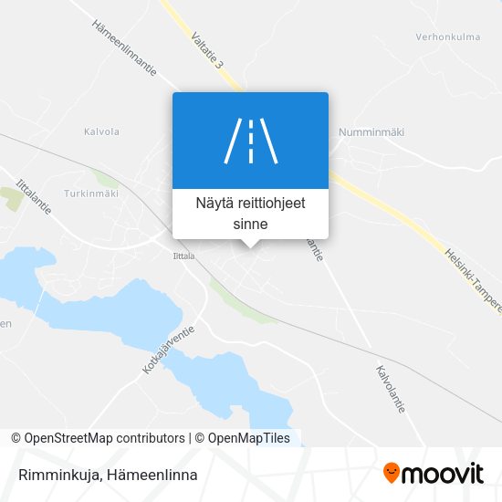 Rimminkuja kartta