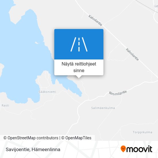 Savijoentie kartta
