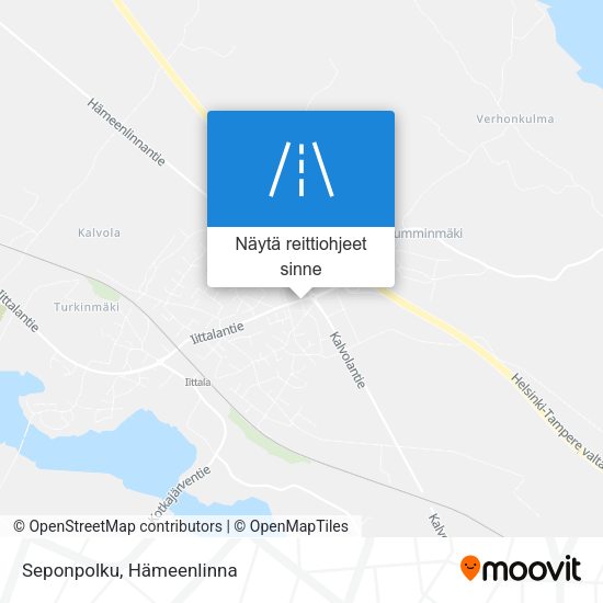 Seponpolku kartta