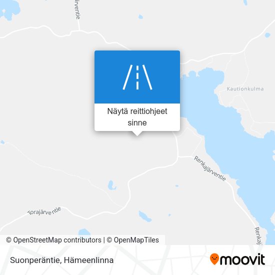 Suonperäntie kartta