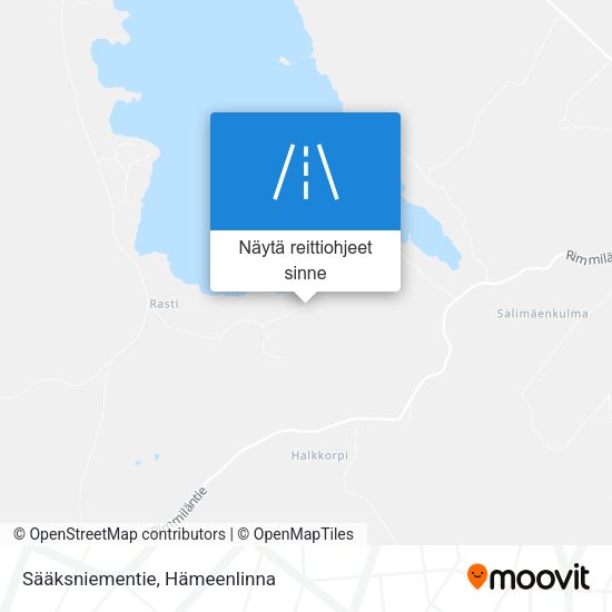 Sääksniementie kartta