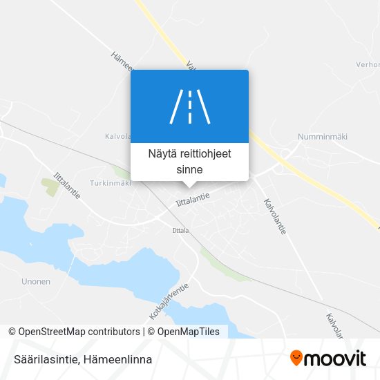 Säärilasintie kartta