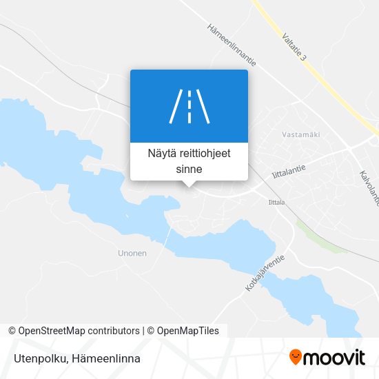 Utenpolku kartta