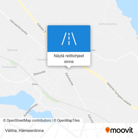 Välitie kartta