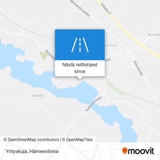 Yrityskuja kartta