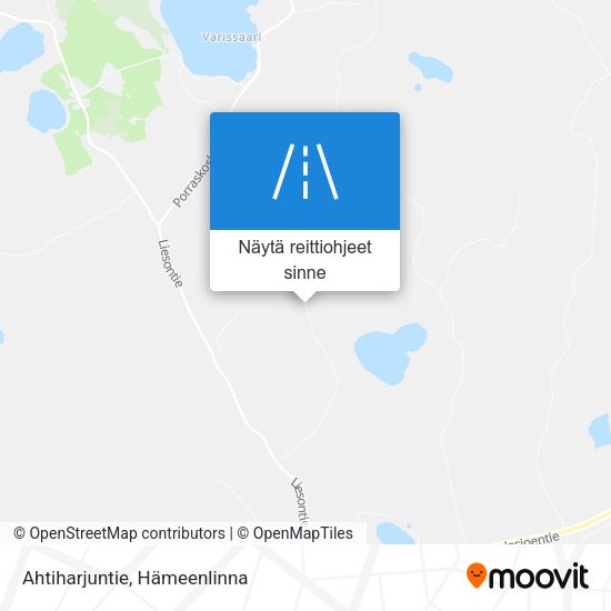 Ahtiharjuntie kartta
