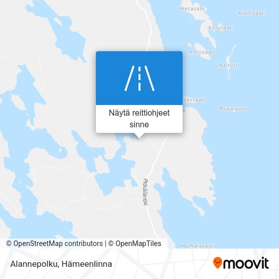 Alannepolku kartta