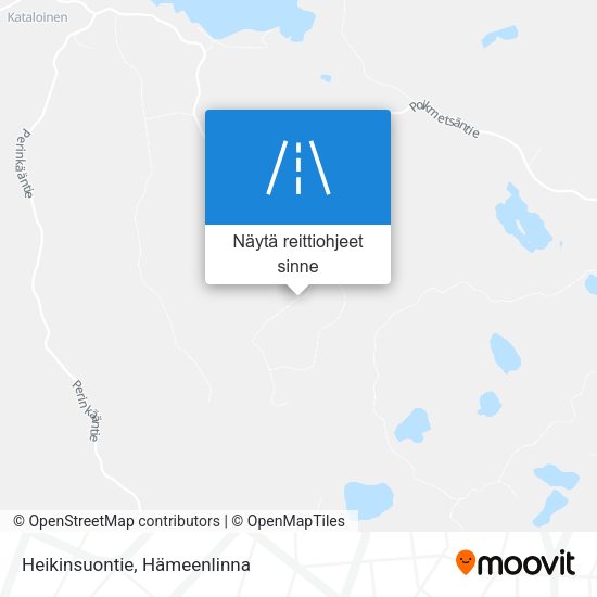 Heikinsuontie kartta