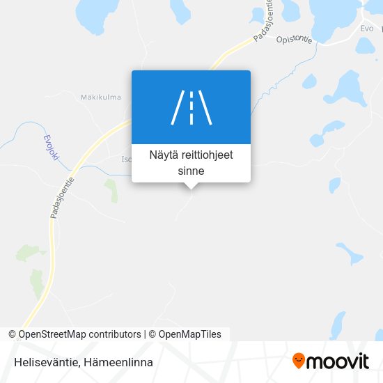 Heliseväntie kartta