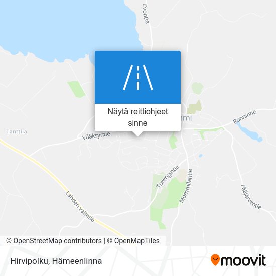Hirvipolku kartta