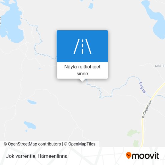 Jokivarrentie kartta