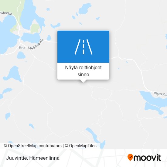 Juuvintie kartta