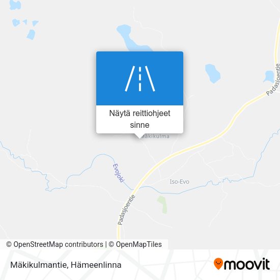 Mäkikulmantie kartta