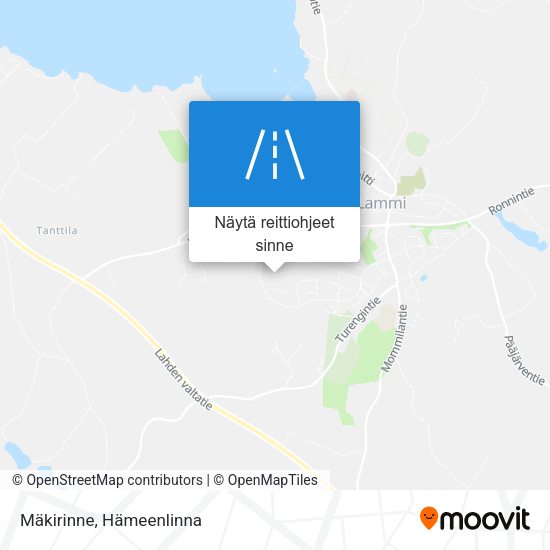 Mäkirinne kartta