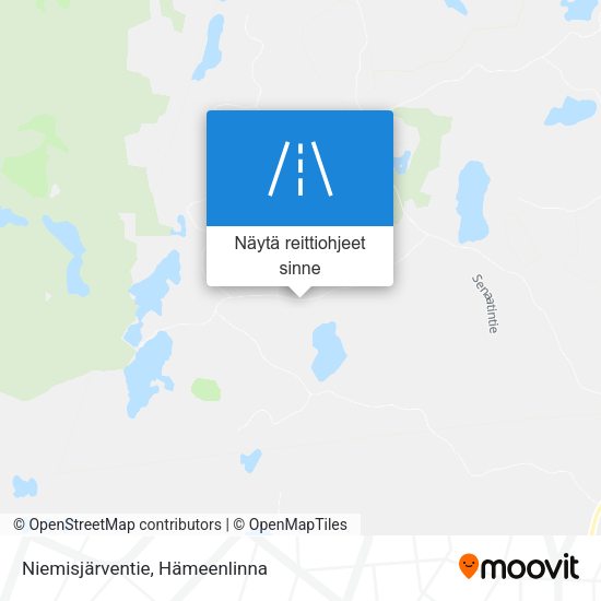 Niemisjärventie kartta