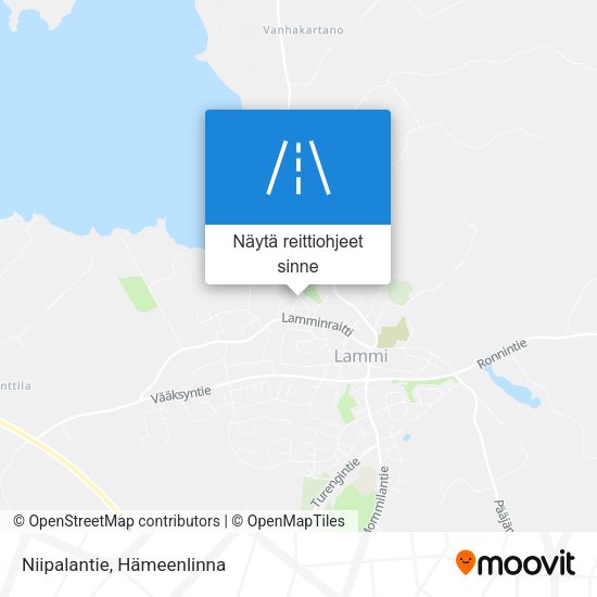 Niipalantie kartta