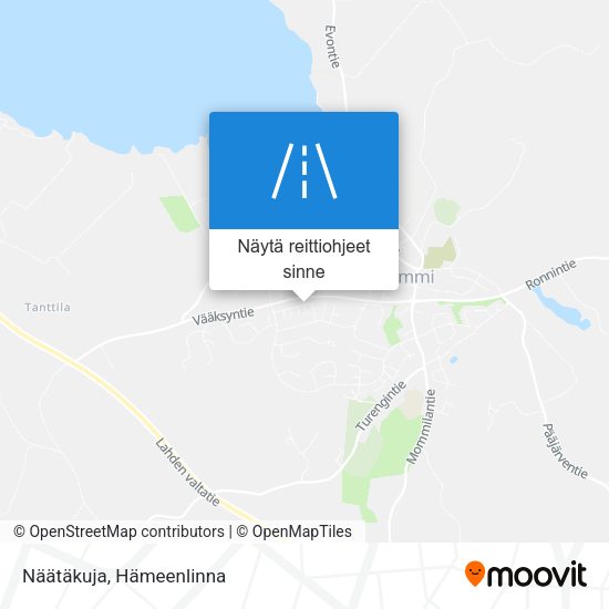 Näätäkuja kartta