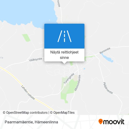 Paarmamäentie kartta