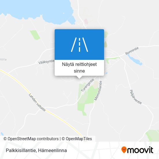 Palkkisillantie kartta