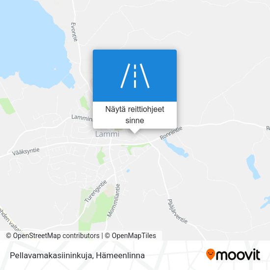 Pellavamakasiininkuja kartta