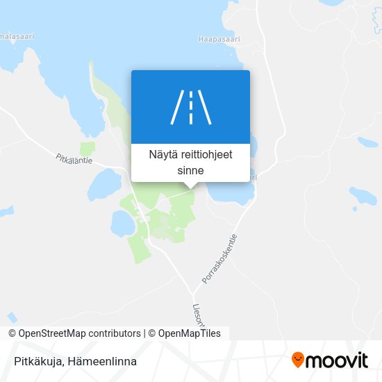 Pitkäkuja kartta