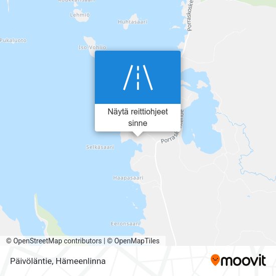 Päivöläntie kartta