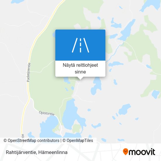 Rahtijärventie kartta