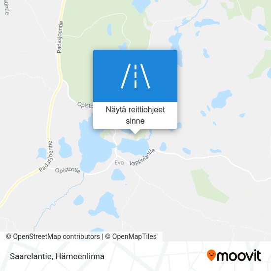 Saarelantie kartta