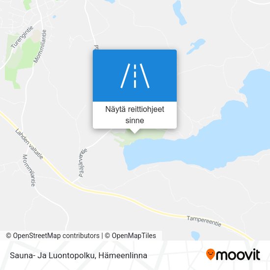 Sauna- Ja Luontopolku kartta