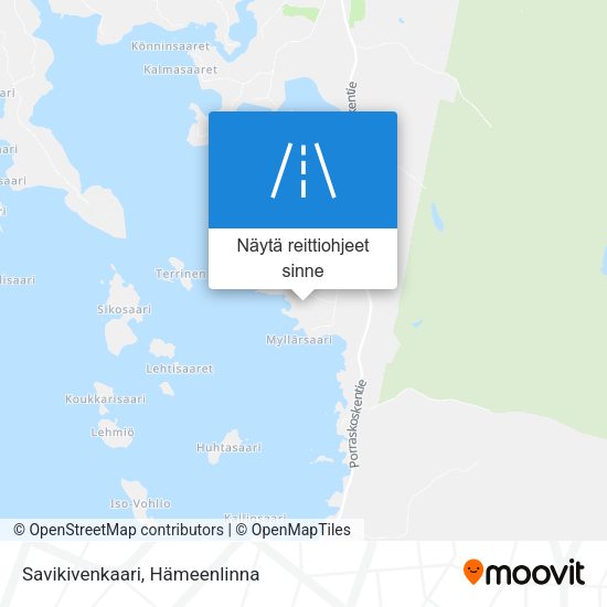 Savikivenkaari kartta