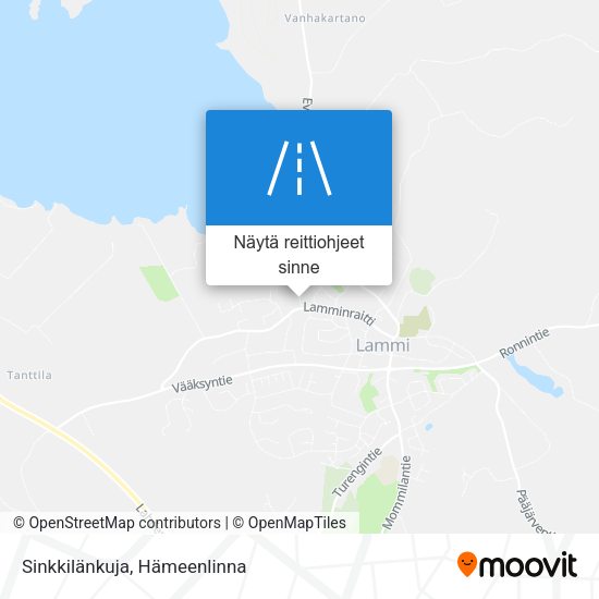 Sinkkilänkuja kartta