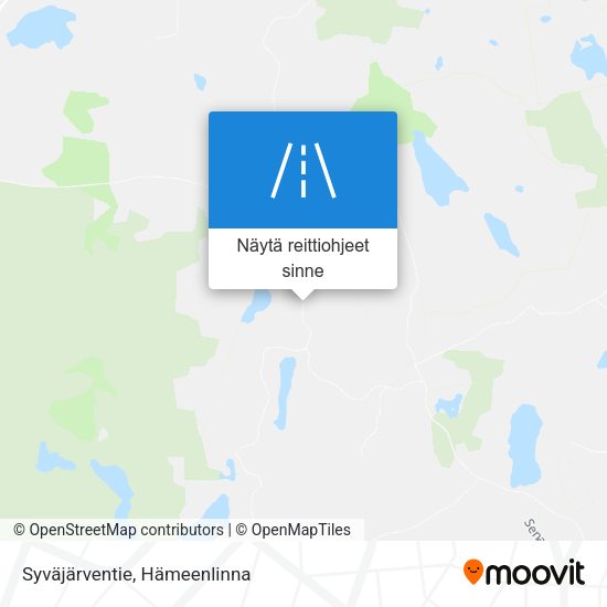 Syväjärventie kartta