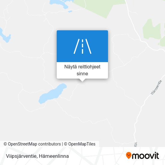 Viipsjärventie kartta