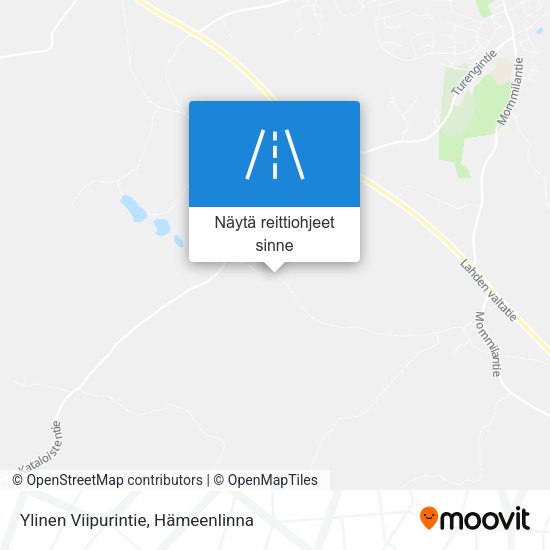 Ylinen Viipurintie kartta