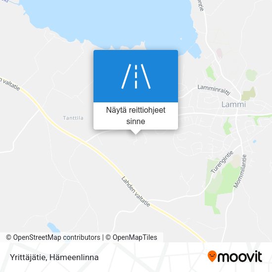 Yrittäjätie kartta