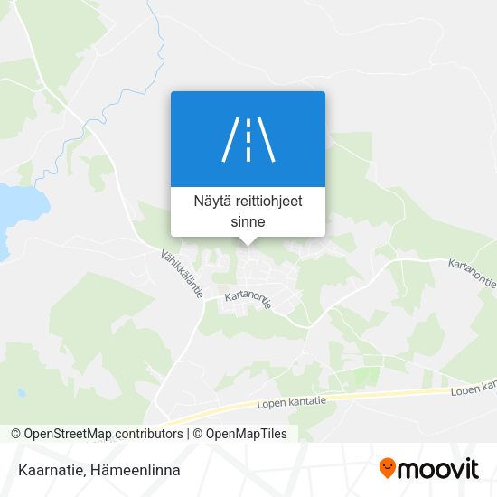 Kaarnatie kartta