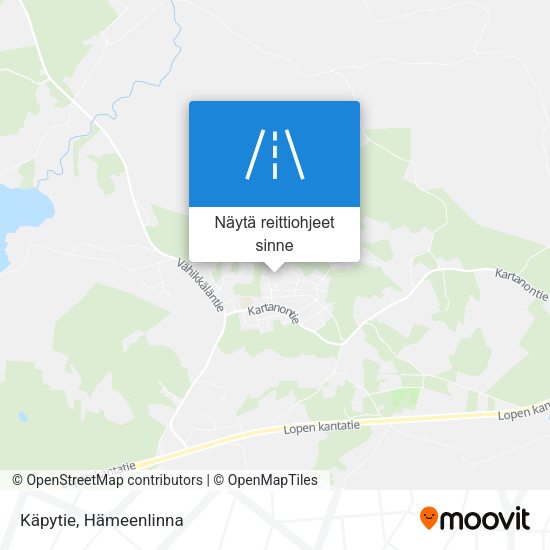 Käpytie kartta