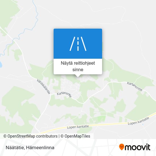 Näätätie kartta