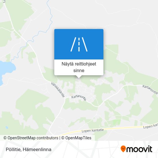 Pöllitie kartta