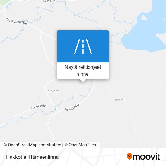 Hakkotie kartta