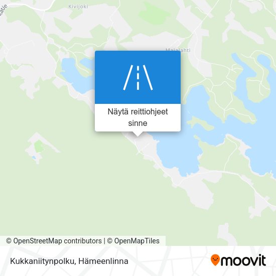 Kukkaniitynpolku kartta