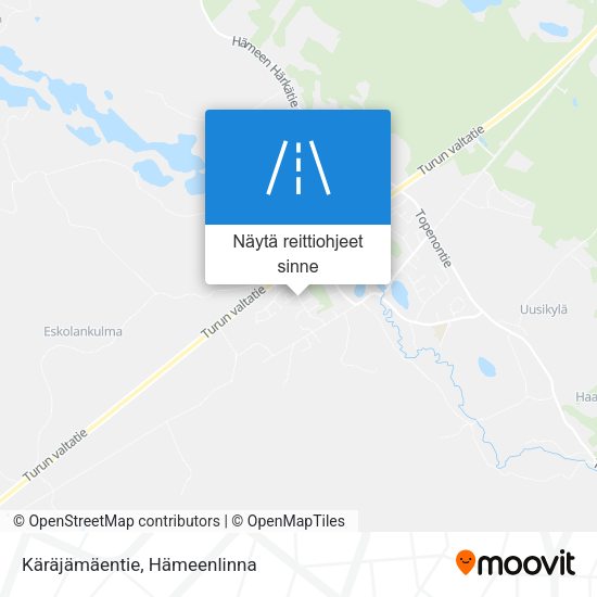 Käräjämäentie kartta