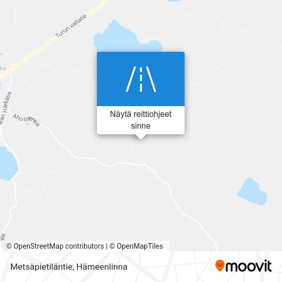 Metsäpietiläntie kartta