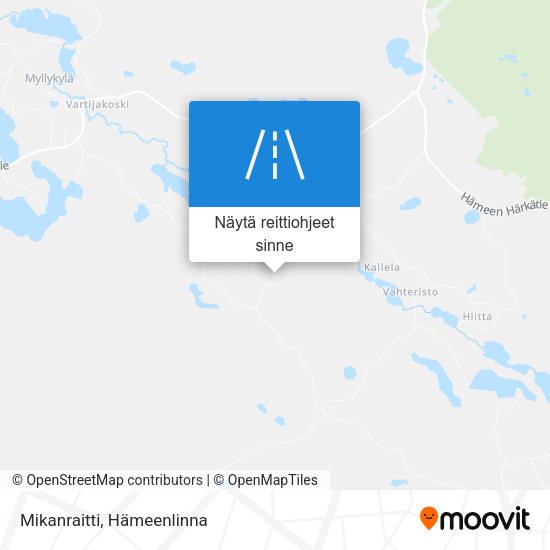 Mikanraitti kartta