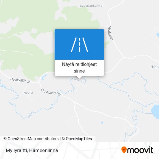Myllyraitti kartta