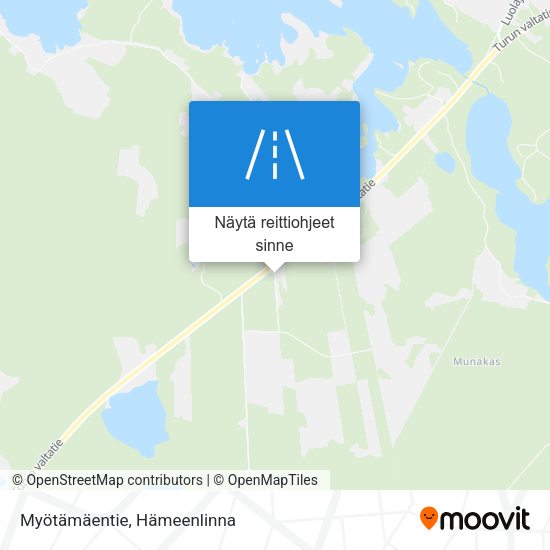 Myötämäentie kartta