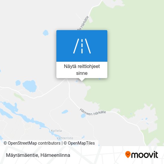 Mäyrämäentie kartta