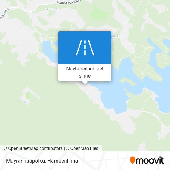 Mäyränhääpolku kartta